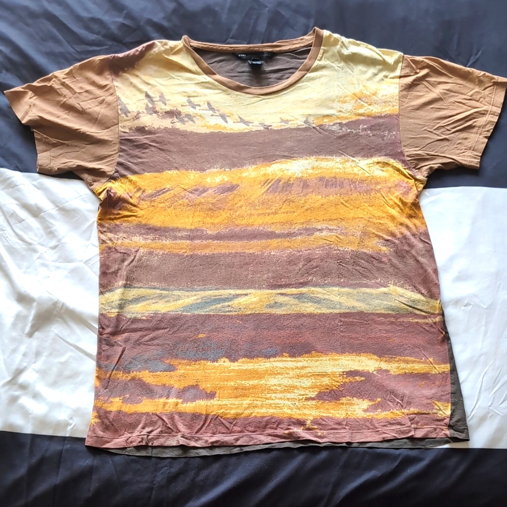 MARC BY MARC JACOBS - Retro 70s Sunset Beach   Haze Short Sleeve Tee RARE